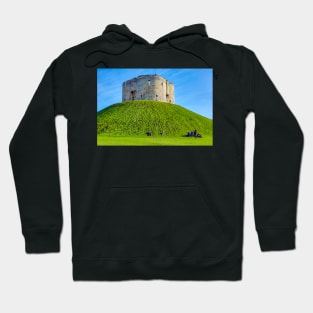 Clifford Tower in York, UK Hoodie